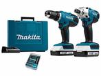 Veiling - Makita accuboor en slagschroever combi kit DK18355, Doe-het-zelf en Verbouw, Gereedschap | Boormachines, Nieuw