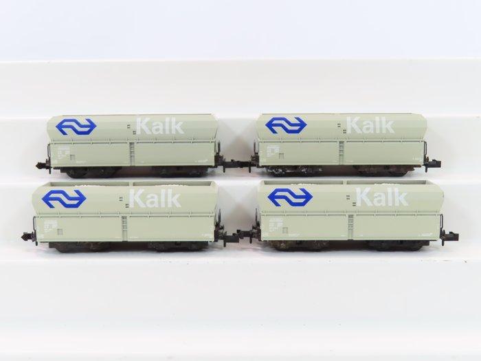 Minitrix N - 13656 - Modeltrein goederenwagon (2) - 2 sets, Hobby en Vrije tijd, Modeltreinen | N-Spoor
