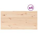 Massief Grenen Tafelblad Set - Retourdeal - 90x45cm - 47%..., Nieuw, Grenenhout, Rechthoekig, 50 tot 100 cm