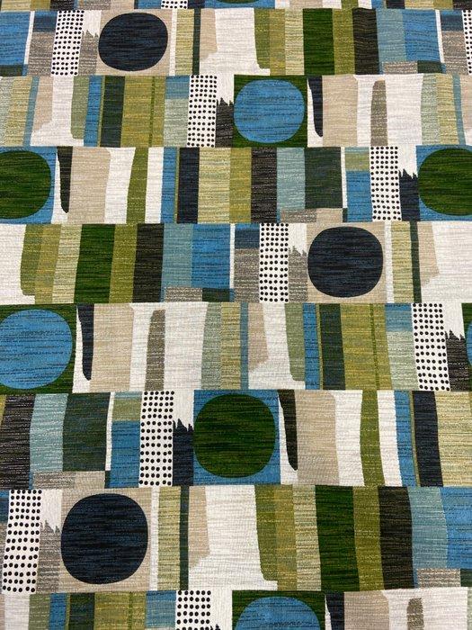 Huidige stof met optisch patroon in dubbele hoogte zonder, Antiek en Kunst, Antiek | Kleden en Textiel