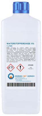 Wmm Chemie Waterstofperoxide 9 1 liter, Doe-het-zelf en Verbouw, Nieuw, Verzenden