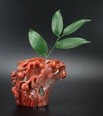 Vaas - Carnelian agate - China - Qing Dynastie (1644-1911) -