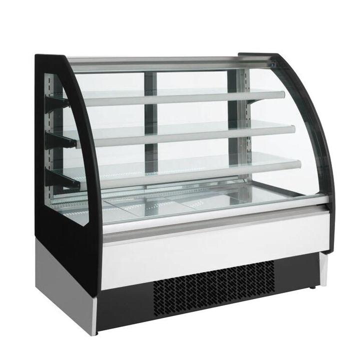 GGM Gastro | Wandkoelvitrine - 978mm - met verlichting & 3 |, Witgoed en Apparatuur, Koelkasten en IJskasten, Verzenden