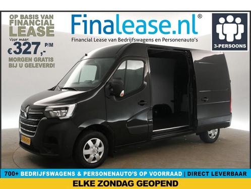 Renault Master T33 2.3 dCi L2H2 150PK Airco Cam PDC €327pm, Auto's, Bestelauto's, Lease, Handgeschakeld, Diesel, Renault, Zwart
