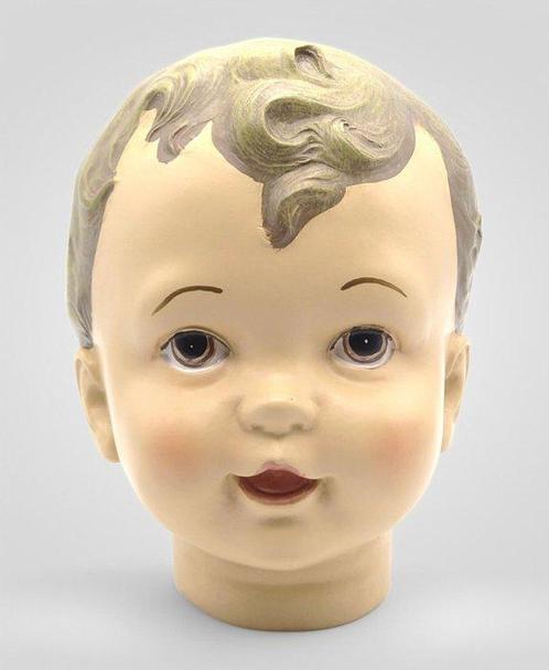sculptuur, Scultura, Piccola Opera darte: Testa  Opera, Antiek en Kunst, Curiosa en Brocante