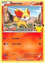 Fennekin 14/25 Promo 25TH ANNIVERSARY MC DONALDS, Hobby en Vrije tijd, Verzamelkaartspellen | Pokémon, Ophalen of Verzenden, Nieuw
