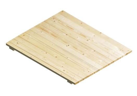 Vurenhouten vlonder gesloten 880x1100x20 mm (bxdxh), licht, Zakelijke goederen, Kantoor en Winkelinrichting | Magazijn, Stelling en Opslag