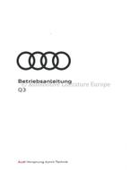 2018 AUDI Q3 INSTRUCTIEBOEKJE DUITS, Auto diversen, Handleidingen en Instructieboekjes