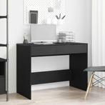 vidaXL Bureau 101x50x76,5 cm spaanplaat zwart eikenkleurig, Verzenden, Nieuw