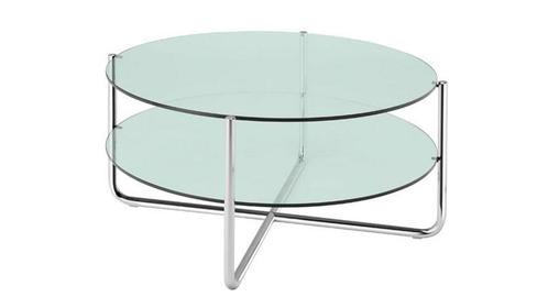 Gispen Today 427 salontafel chrome frame, Huis en Inrichting, Tafels | Salontafels, Zo goed als nieuw, Ophalen of Verzenden