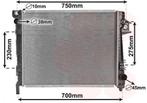 Dodge Ram Pick-Up, 2002 - 2005 - radiateur, benzine, 3.7/...