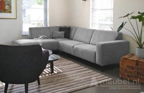 Hoekbank Maarssen - hoekbanken - Zilver, Huis en Inrichting, Banken | Sofa's en Chaises Longues, Nieuw, Stof
