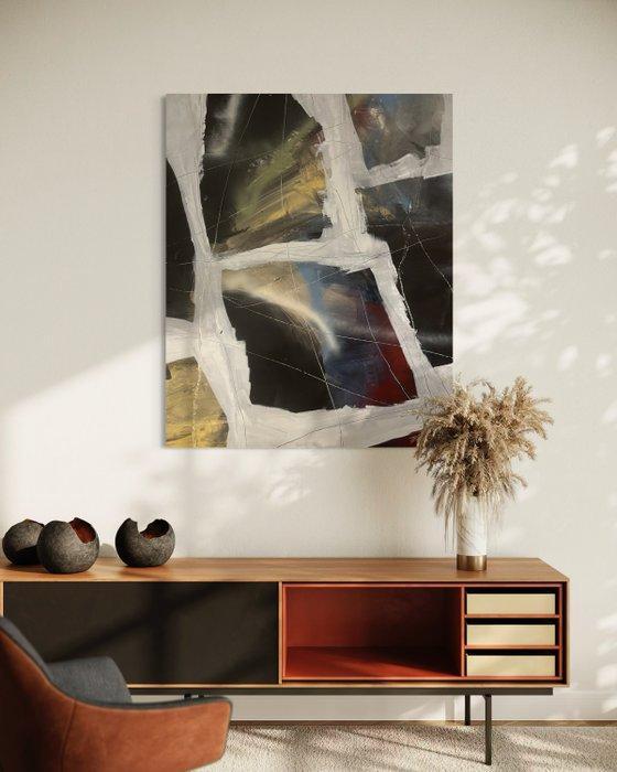 Masaki Kazushi - Quadrivium 1407 - XL, Antiek en Kunst, Kunst | Schilderijen | Modern