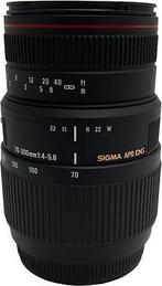 Sigma 70-300 mm F4.0-5.6 APO DG Macro 58 mm filter (geschikt, Verzenden, Zo goed als nieuw, Standaardlens