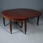 Transformeerbaar van Wandtafel tot coulissetafel van 260 m V, Antiek en Kunst, Antiek | Meubels | Tafels, Ophalen of Verzenden