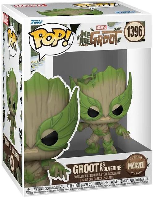 Funko Pop! - We Are Groot Wolverine #1396 | Funko - Hobby, Verzamelen, Poppetjes en Figuurtjes, Nieuw, Verzenden