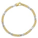 Armband - 18 karaat Geel goud, Witgoud, Sieraden, Tassen en Uiterlijk, Armbanden, Nieuw