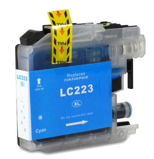 Huis-Merk  BROTHER LC-223 XL Cyaan 13ml + Chip 247Print, Computers en Software, Printerbenodigdheden, Nieuw, Verzenden