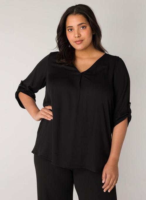 Base Level Curvy blouse Yanina Maat:, Kleding | Dames, Blouses en Tunieken, Overige kleuren, Nieuw, Verzenden