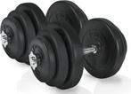 Dumbbell Set 40KG - Korte Halterstangen, Verzenden, Nieuw