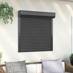 vidaXL Rolluik 100x100 cm aluminium antracietkleurig, Verzenden, Nieuw