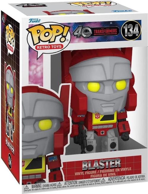 Transformers - Blaster - Funko POP! 134, Verzamelen, Poppetjes en Figuurtjes, Verzenden