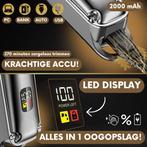 2dekans | Professionele Draadloze Tondeuse – Mannen, Ophalen of Verzenden, Zo goed als nieuw