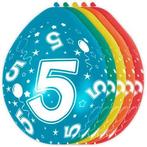 Ballonnen 5 Jaar Versiering 30cm 5st, Hobby en Vrije tijd, Feestartikelen, Nieuw, Verzenden
