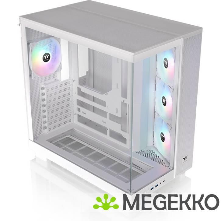 Thermaltake View 380 XL TG ARGB Midi Tower Wit, Computers en Software, Computerbehuizingen, Nieuw, Verzenden