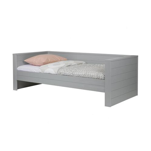 *WOONWINKEL* Woood Dennis Eenpersoons Bed, Huis en Inrichting, Slaapkamer | Bedden, Zwart, Nieuw, Verzenden