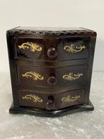 Sieradendoos - Hout - Elegant Lakdoosje, Antiek en Kunst