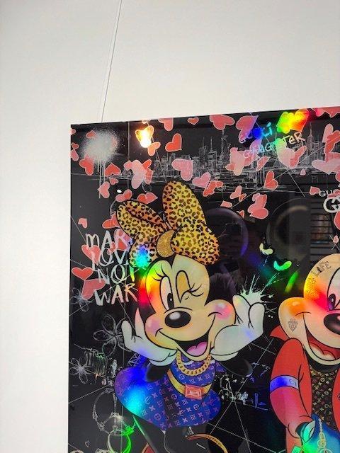 Van Apple Art - Keep The Fire Burning - XXL Masterpiece, Antiek en Kunst, Kunst | Designobjecten