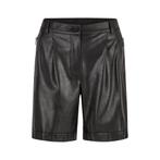 Marc Aurel • zwarte vegan leather shorts • 36, Nieuw, Marc Aurel, Maat 36 (S), Zwart