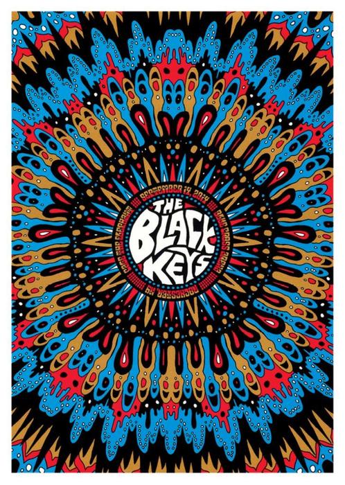 Posters - Poster Black Keys - Blue Cross Arena, Verzamelen, Muziek, Artiesten en Beroemdheden, Zo goed als nieuw, Verzenden