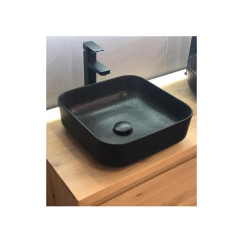 Waskom Casajoy 38x38x13cm Keramiek Nero Square Zwart, Doe-het-zelf en Verbouw, Sanitair, Overige typen, Nieuw, Ophalen of Verzenden
