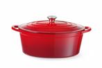 Braadpan gietijzer - rood - 6,8 liter, Verzenden, Nieuw in verpakking