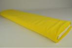 Gele chiffon stof  - 15 of 50 meter rol, Hobby en Vrije tijd, Stoffen en Lappen, 120 cm of meer, Geel, Ophalen of Verzenden, Polyester