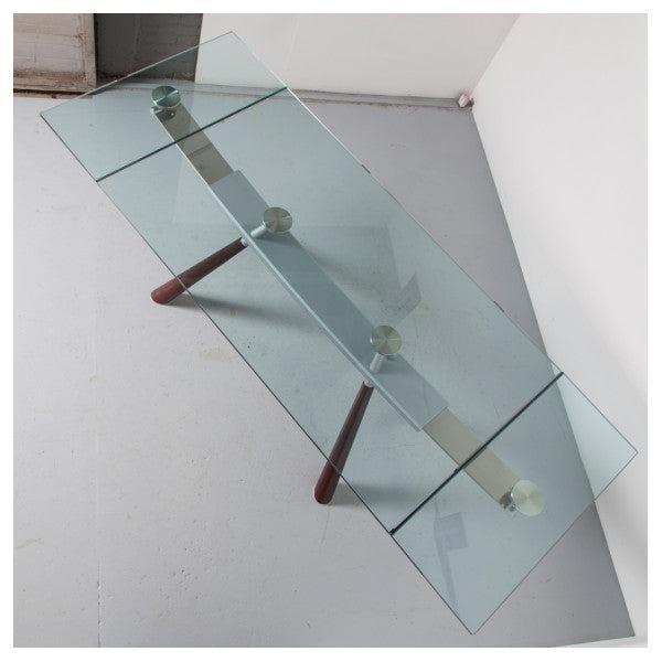 Bieden: Reflex cristal glass table blade 200 x, Huis en Inrichting, Tafelonderdelen, Nieuw, Ophalen of Verzenden
