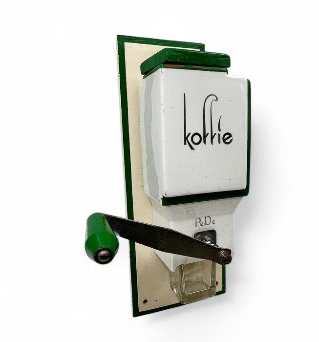 PeDe - Koffiemolen - Hout, Metaal, Aardewerk - Wand, Antiek en Kunst, Antiek | Keukenbenodigdheden