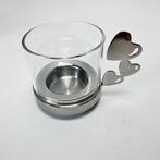 Sambonet - Theelichthouder - Glas, Roestvrij staal, Antiek en Kunst