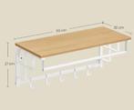 Wandgarderobe Met Plank – 5 Haken en Ophangstang, Kleding | Dames, Kledingrekken, Verzenden, Nieuw