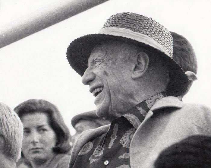 Hubertus Hierl (1940) - Pablo Picasso bei einem Stierkampf, Antiek en Kunst, Kunst | Designobjecten