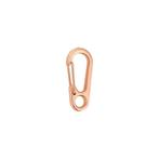 Mini karabijnhaak met oog - 30mm - Rose gold, Ophalen of Verzenden, Nieuw, Overige typen
