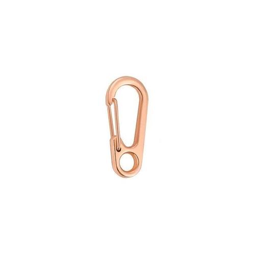 Mini karabijnhaak met oog - 30mm - Rose gold, Doe-het-zelf en Verbouw, IJzerwaren en Bevestigingsmiddelen, Overige typen, Nieuw