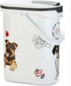 Curver - Voedselcontainer Hond 29 x 19 x 35 cm - Wit - 10 L-, Nieuw, Ophalen of Verzenden