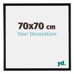 Fotolijst 70x70 cm - Zwart Mat - Kunststof - Bordeaux, Verzenden, Nieuw