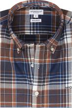 McGregor Overhemd Ruit Beige Blauw maat 3XL Heren, Kleding | Heren, Overhemden, Verzenden, Nieuw, Beige, McGregor