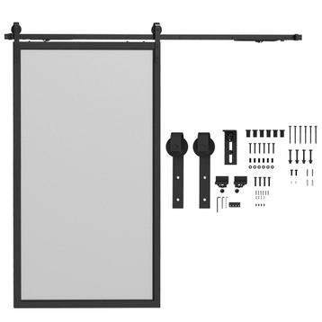 TRUUSK Schuifdeurset 244cm Met Rails Rollen Anti-Sprong Appa beschikbaar voor biedingen