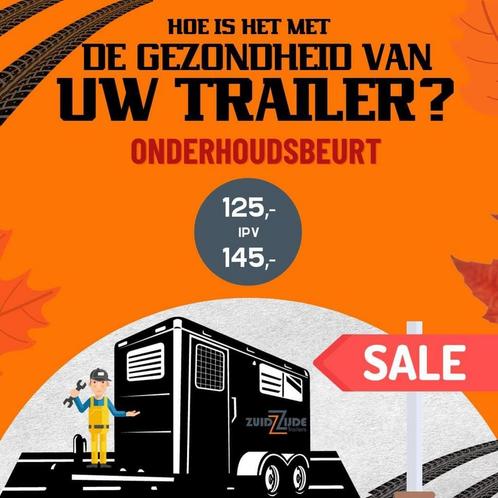 **  AKTIE Bovag ONDERHOUDSBEURT ** €145 incl BTW AKTIE **, Dieren en Toebehoren, Paarden en Pony's | Trailers en Aanhangwagens