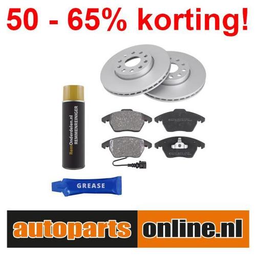 Remschijven + Remblokken Volkswagen (vw) Touran voorzijde, Auto-onderdelen, Besturing, Nieuw, Verzenden